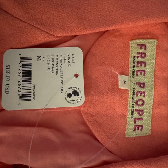 Free People Olivia Blazer MEDIUM NWT - Picture 7 of 7